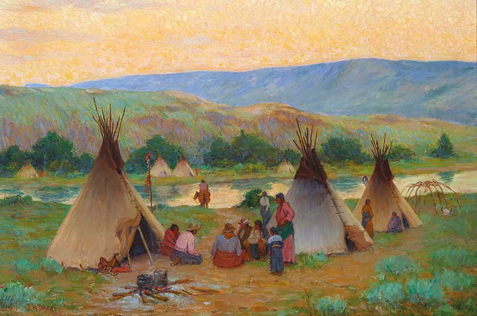 Evening on the Yellowstone